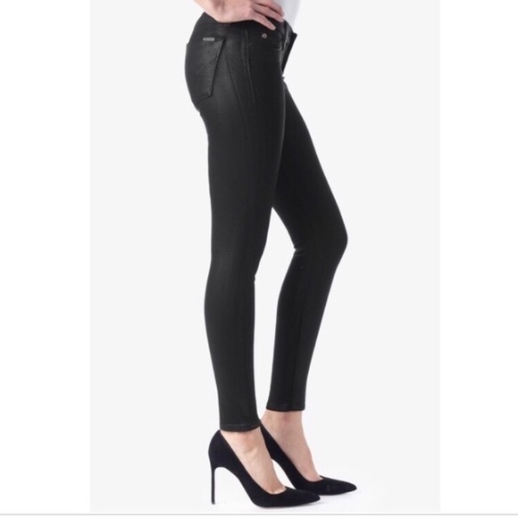 HP NWT Hudson Krista Skinny Waxed Jeans $189 - Picture 2 of 8